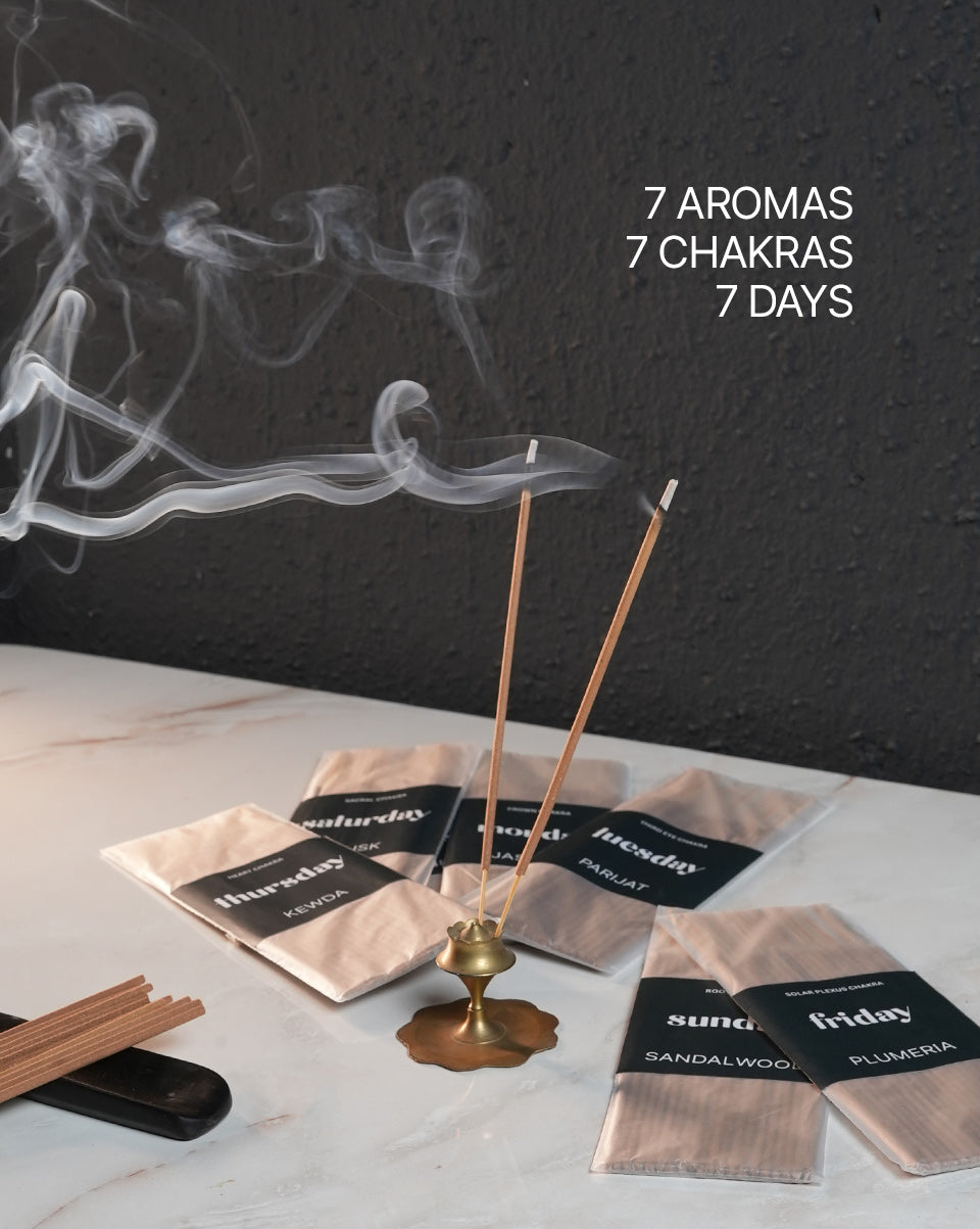 7 Chakra Incense Sticks (Small)