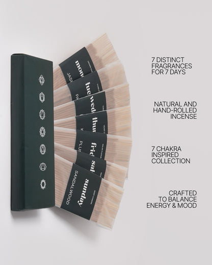 7 Chakra Incense Sticks (Small)