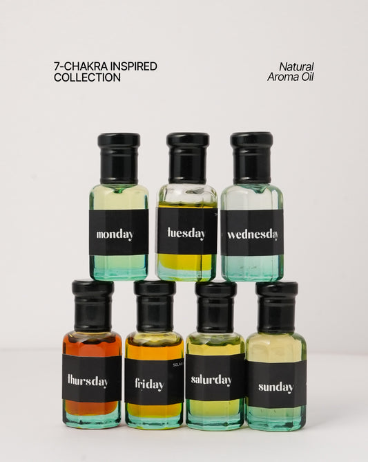 7Chakra Aroma Oil (Attar)- 12ml Each