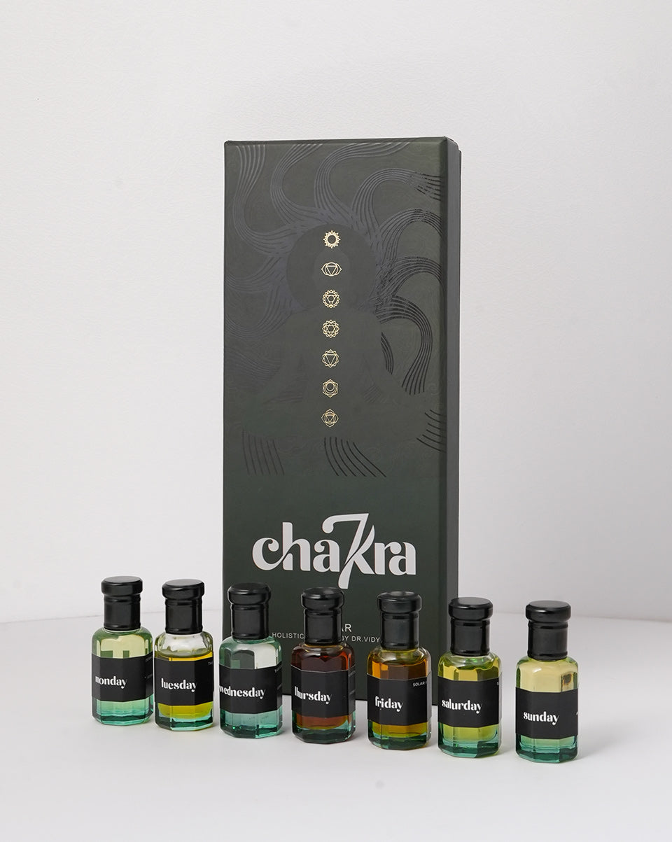 7Chakra Aroma Oil (Attar)- 12ml Each