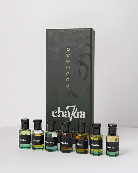 7Chakra Aroma Oil (Attar)- 12ml Each